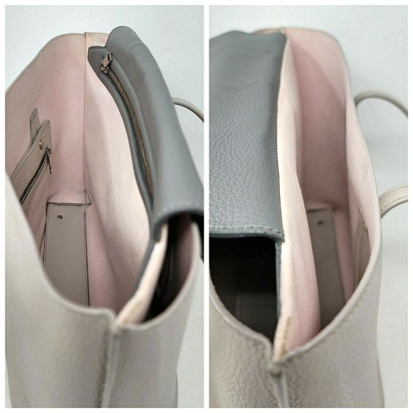 Auth Tods JOY Flap Leather Medium Tote - Picture 11 of 12